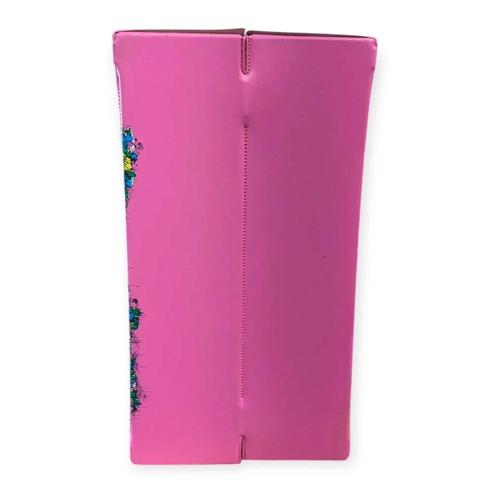 Vintage 1968 Mattel World of Barbie Doll Trunk Pink Vinyl‎ Double Case 1004